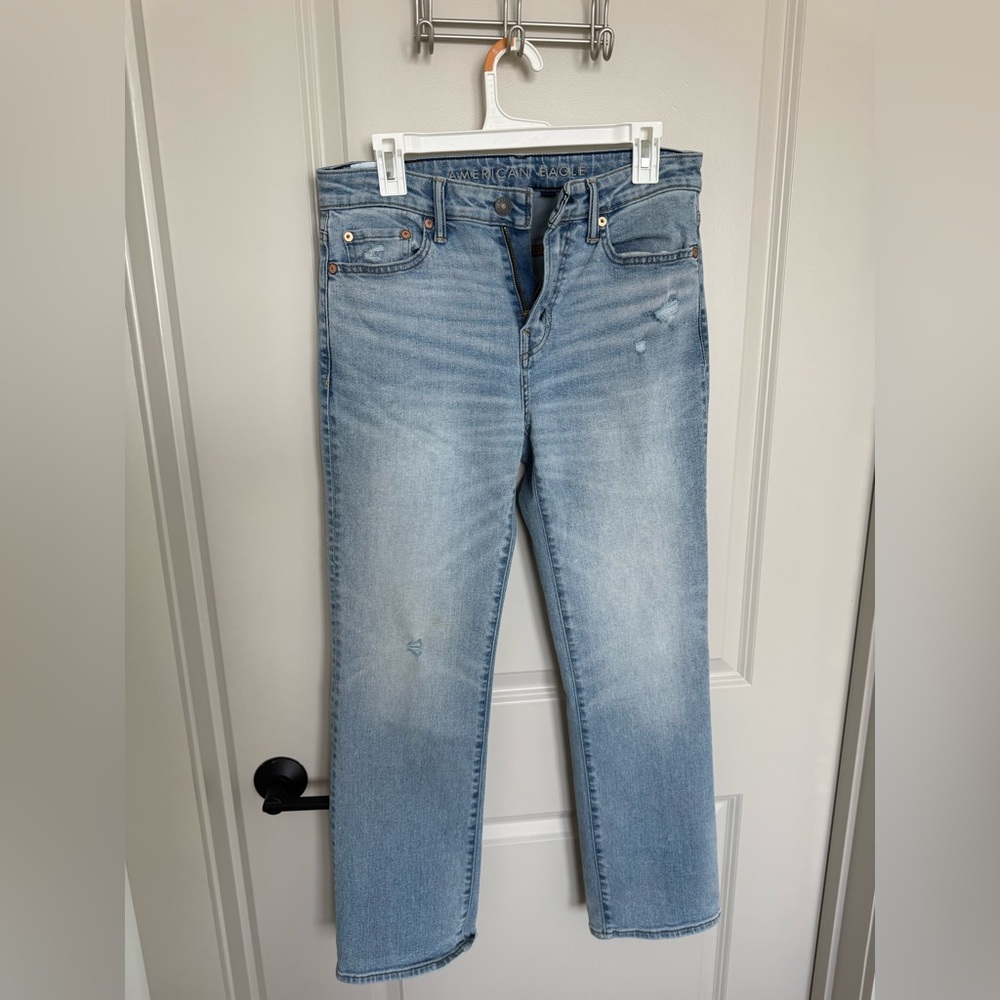 American Eagle Outfitters Light Blue Slim Straight Jeans